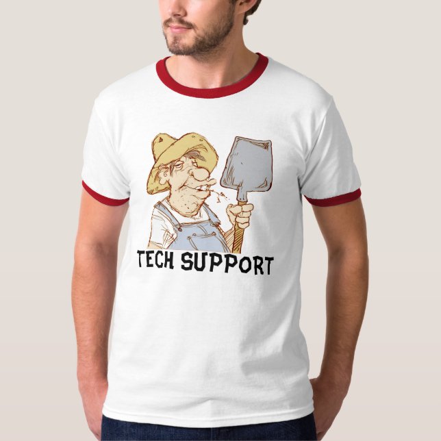 Camiseta Soporte técnico del campesino sureño (Anverso)
