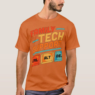 Camiseta Soporte técnico familiar Ctrl Alt Supr Control Eli