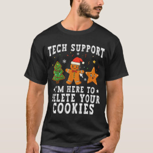Camiseta Soporte Técnico Navidad Estoy Aquí Para Eliminar T