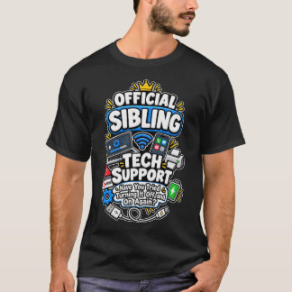 Camiseta Soporte técnico oficial de hermanos