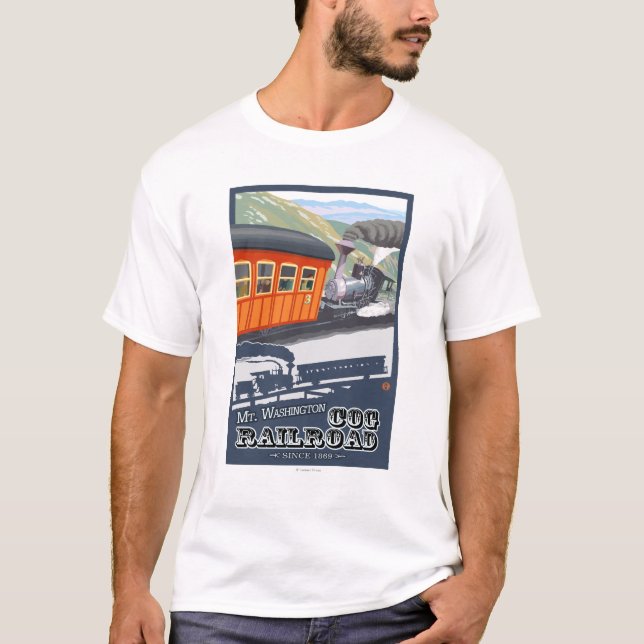 Camiseta Soporte Washington, nuevo ferrocarril de (Anverso)