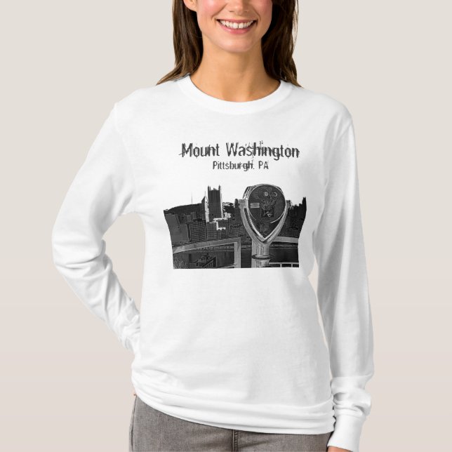 Camiseta Soporte Washington, Pittsburgh, PA (Anverso)