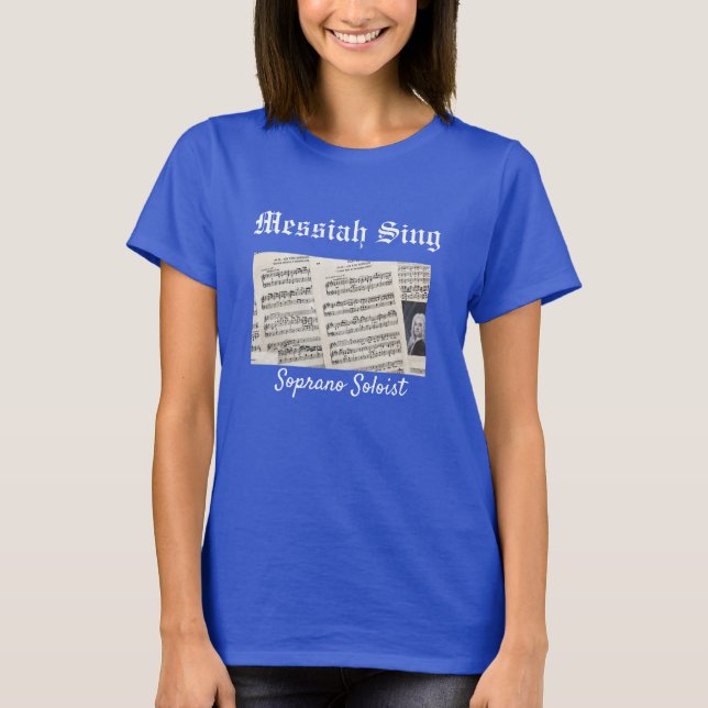 Camiseta Soprano Solista Messiah Canta (Anverso)