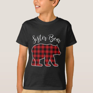 Camiseta Sor Bear Pajama Red Buffalo Xmas Funny Family C