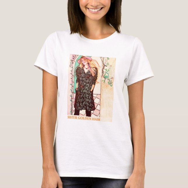 Camiseta Sor Cabello Dorado (Anverso)