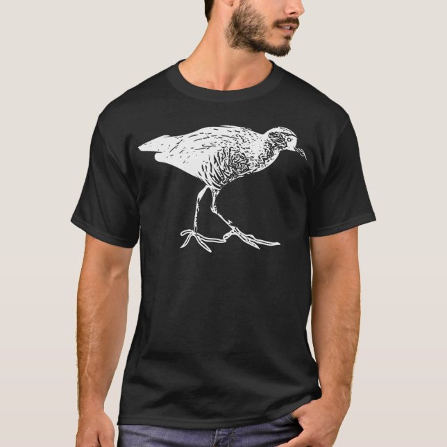 Camiseta Sora Carolina Rail White (Anverso)