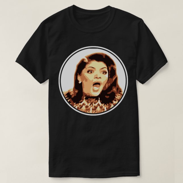 Camiseta Soraya Montenegro vigila en novela española (Diseño del anverso)