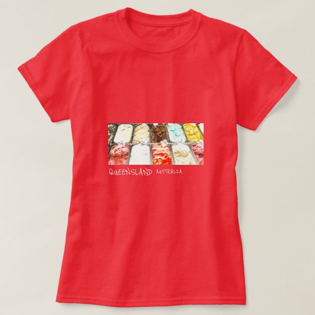 Camiseta Sorbet Queensland Australia Travel Souvenir (Diseño del anverso)