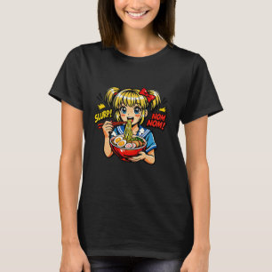 Camiseta Sorbete Chica Anime Fideos Ramen