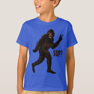 Camiseta ¿Sorbo de la paz de Bigfoot?