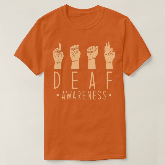 Camiseta Sordera 7 (Diseño del anverso)