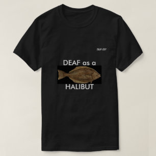 Camiseta SORDO como HALIBUT en negro