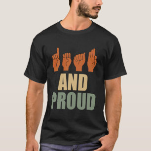Camiseta Sordo No Roto Orgullo Sordo Lengua de Señas Americ