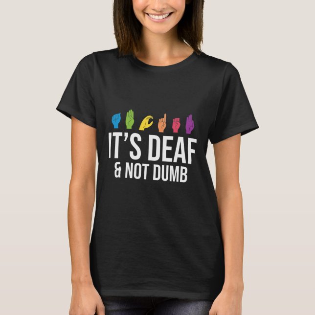 Camiseta Sordo no tonto (Anverso)