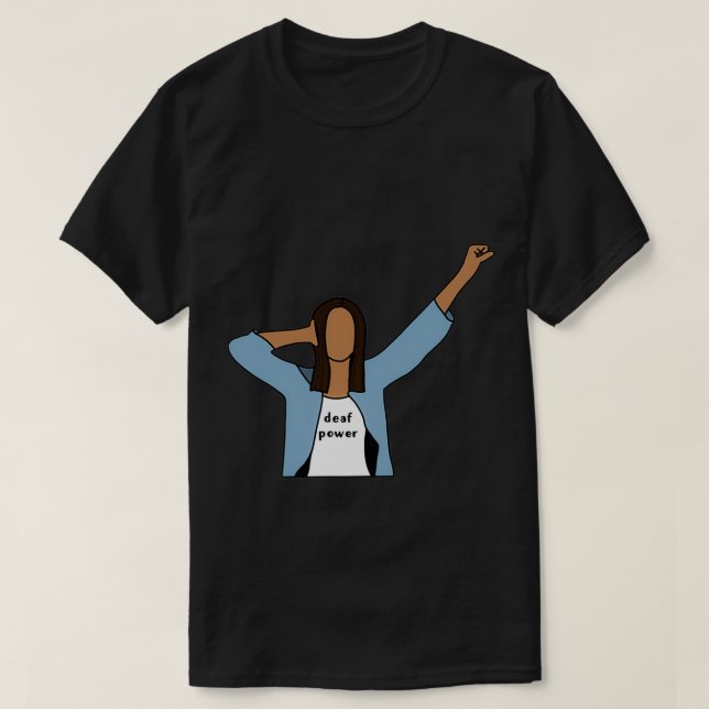 Camiseta sordo power Classic TShirt (Diseño del anverso)