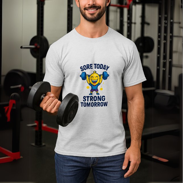 Camiseta Sore Today Strand Tomorrow Funny Gym Workout Motiv (Subido por el creador)