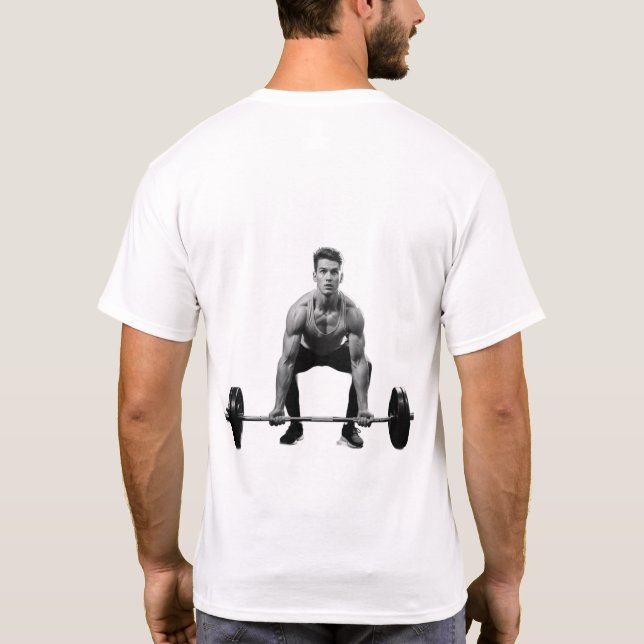 Camiseta Sore Today Strong Tomorrow Fitness Gym Quote – Mot (Reverso)