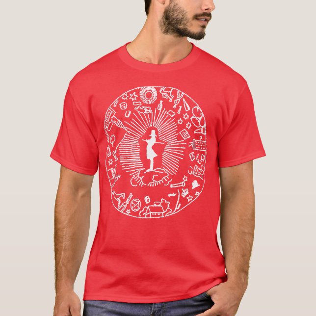 CAMISETA "SOREN KIERKEGAARD Y EL ASUNTO DEL CORSARIO" (Anverso)