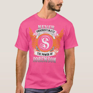 Camiseta Sorenson Name Shirt Nunca Subestima El Poder