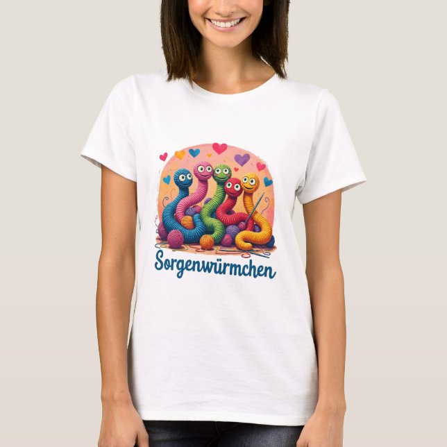 Camiseta Sorgenwürmchen - gusanos de preocupación (Anverso)