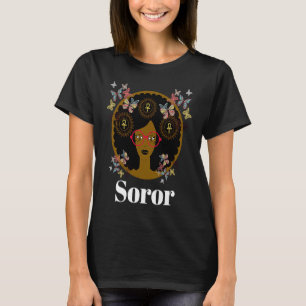 Camiseta Soror Colegios Negros Sororías Futuro HBCU Gradu