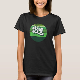 Camiseta Sorority Big Little, Cuadros Retro de cosecha de l