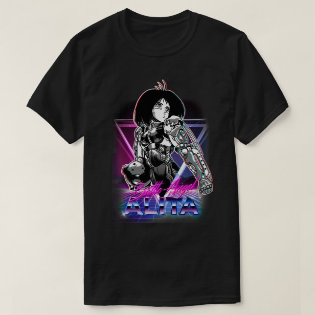 Camiseta Sorprende regalo Alita Battle Angel Regalos Music  (Diseño del anverso)