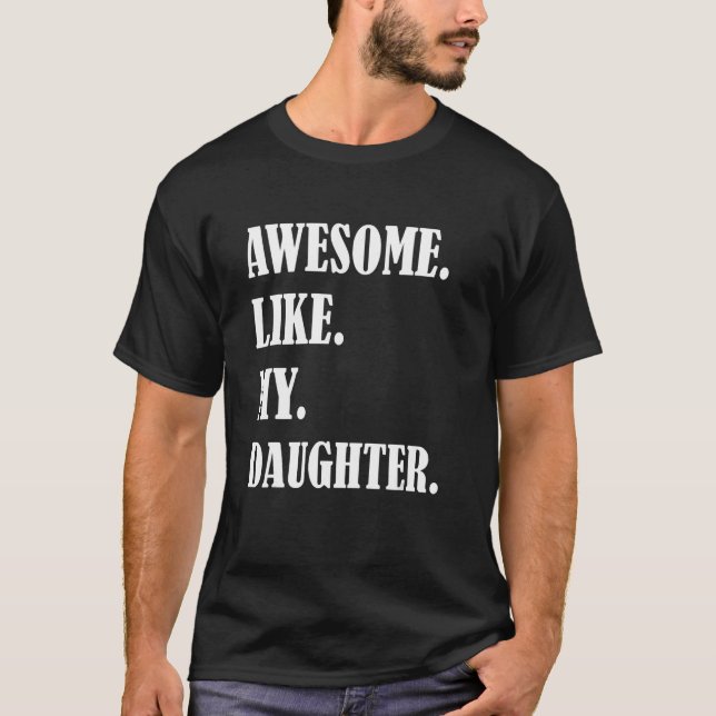 Camiseta Sorprendente, como el humor de la familia del día  (Anverso)