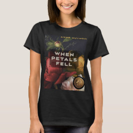 Camiseta Sorprendente diseño de portada de libros en negro