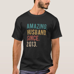 Camiseta Sorprendente Esposo Desde 2013 - Noveno Aniversari