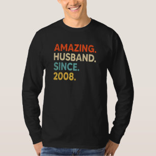Camiseta Sorprendente esposo desde el Aniversario de los 14