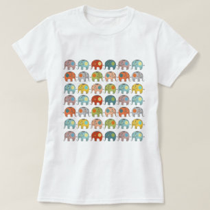 Camiseta Sorprendente lindo circo trendy elefante indio