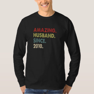 Camiseta Sorprendente marido desde el 12 aniversario del Bo