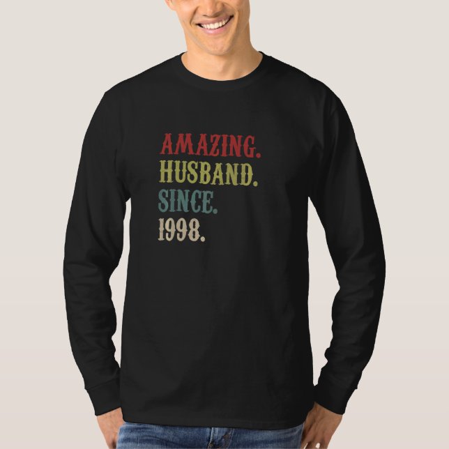 Camiseta Sorprendente marido desde el 24 aniversario del Bo (Anverso)