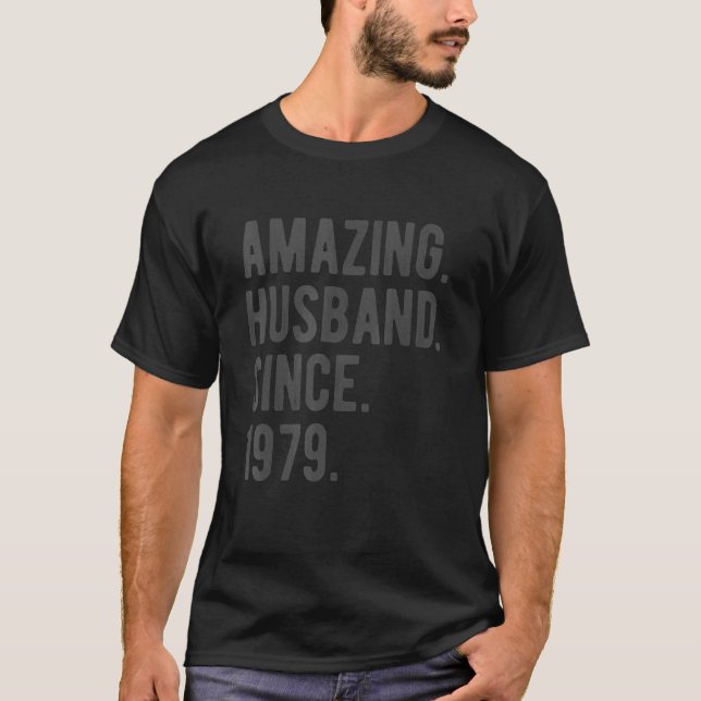 Camiseta Sorprendente marido desde el 43 aniversario del Bo (Anverso)