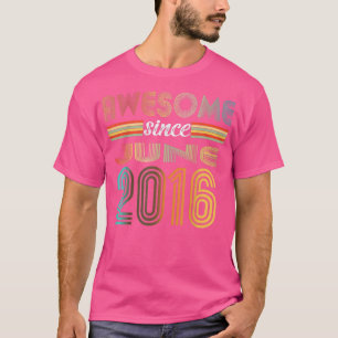 Camiseta Sorprendente niño de 6 años desde junio de 2016