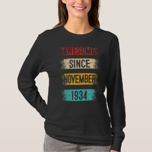 Camiseta Sorprendente niño de 88 años desde noviembre de 19