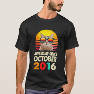 Camiseta Sorprendente niño desde octubre de 2016 Sexto cump