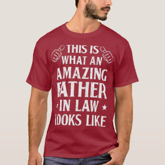 Camiseta Sorprendente padre en la ley Funny familia en