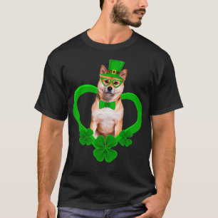 Camiseta Sorprendente Shiba Inu Saint Patrick's Day Dog Dad