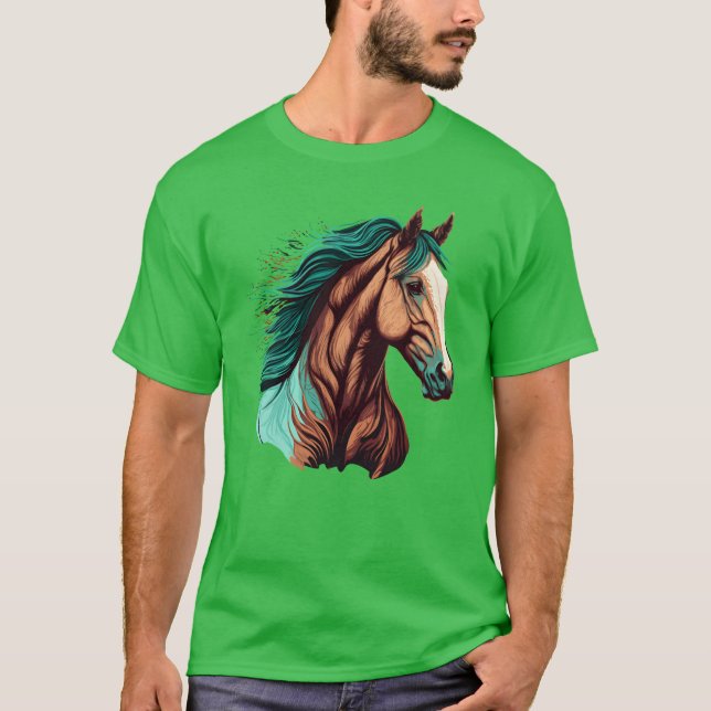 Camiseta Sorprendentes amigos del arte de Cabeza de Caballo (Anverso)