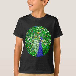 Camiseta Sorprendentes regalos de arte en mosaico Peacock p