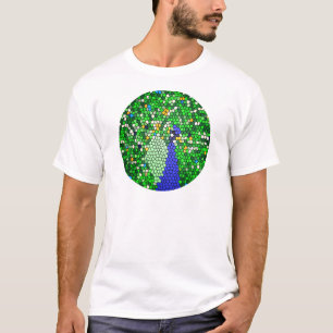 Camiseta Sorprendentes regalos de arte en mosaico Peacock p