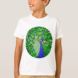 Camiseta Sorprendentes regalos de arte en mosaico Peacock p
