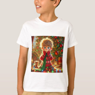 Camiseta Sorprendidos Navidades Magia - Niños festivos T-Sh