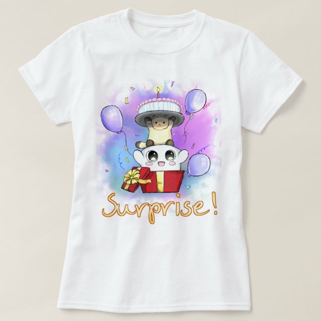 Camiseta ¡Sorpresa! (Diseño del anverso)