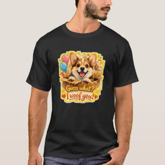 Camiseta Sorpresa de Corgi – “¿Adivina qué? ¡Te ladro!”