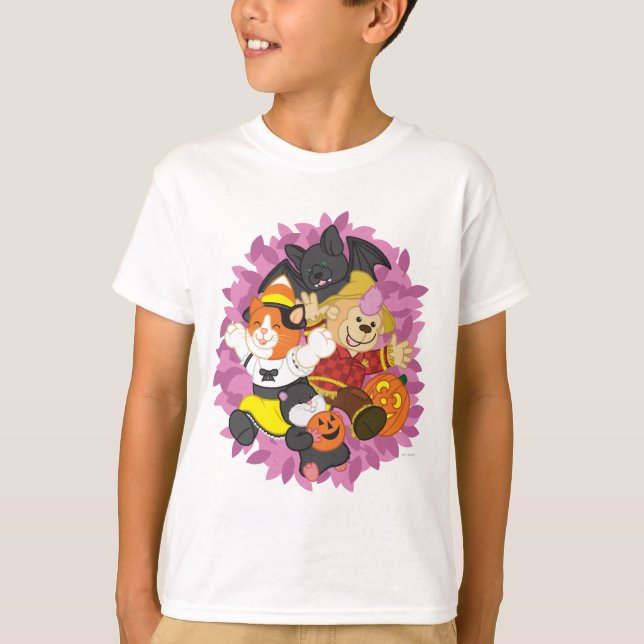 Camiseta Sorpresa de los mascotas de Webkinz Halloween (Anverso)