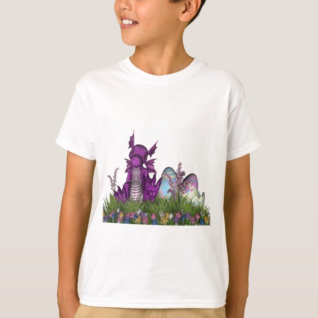 Camiseta Sorpresa de Pascua Dragon Bebé (Anverso)