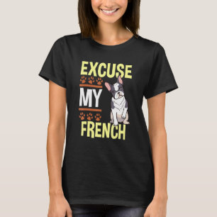 Camiseta Sorpresa de perro del servicio francés de rescate